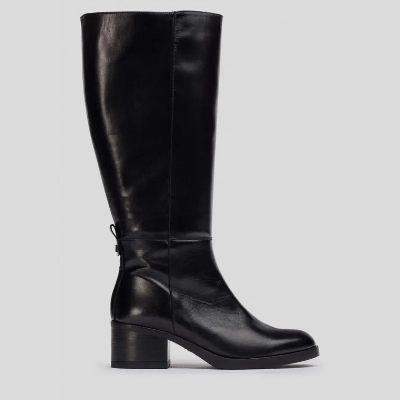 WONDERS Botas*Bota XL Topo Piel NEGRO