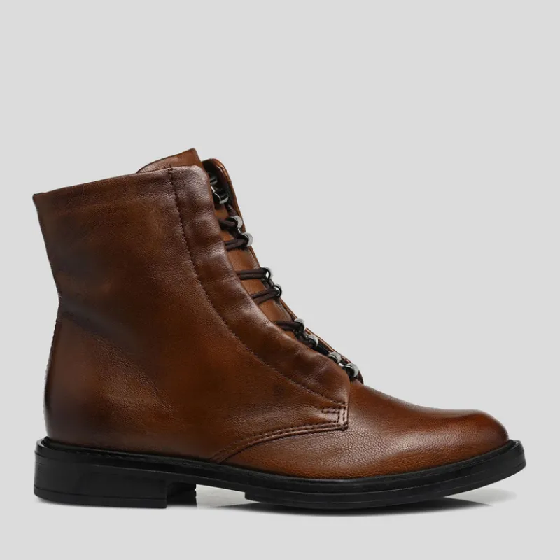 MJUS Botines*Botín Fabia Cordones Piel CUERO