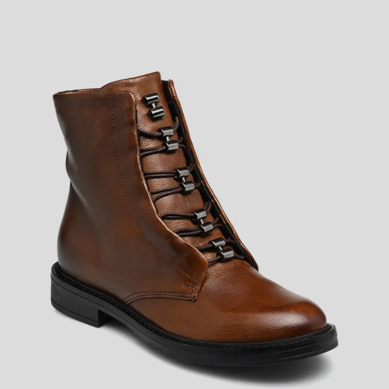 MJUS Botines*Botín Fabia Cordones Piel CUERO