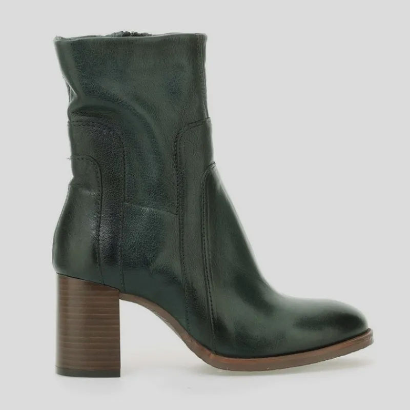 MJUS Botines*Botín Maia Piel Envejecida VERDE