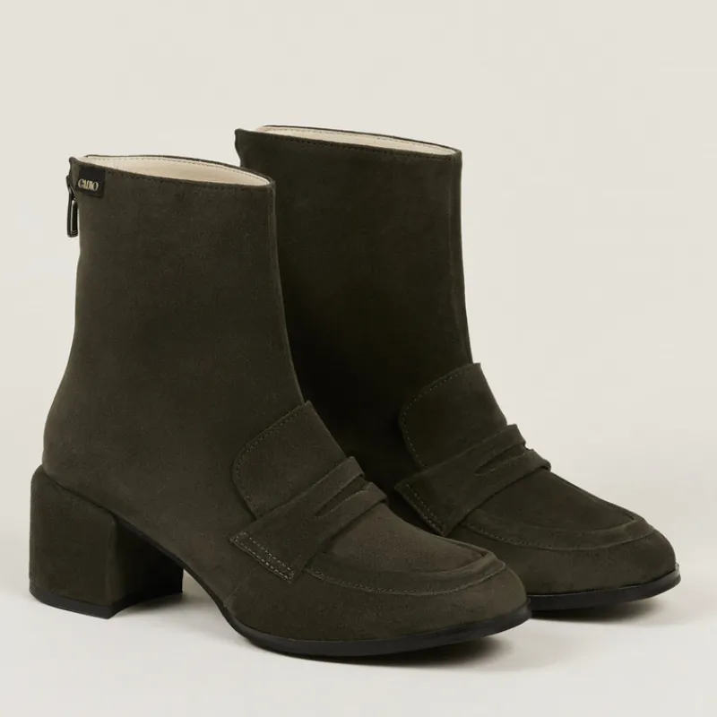 botn_miranda_gaimo_mocasn_ante_verde_2.webp GAIMO Botines*Botín Miranda Mocasín Ante VERDE