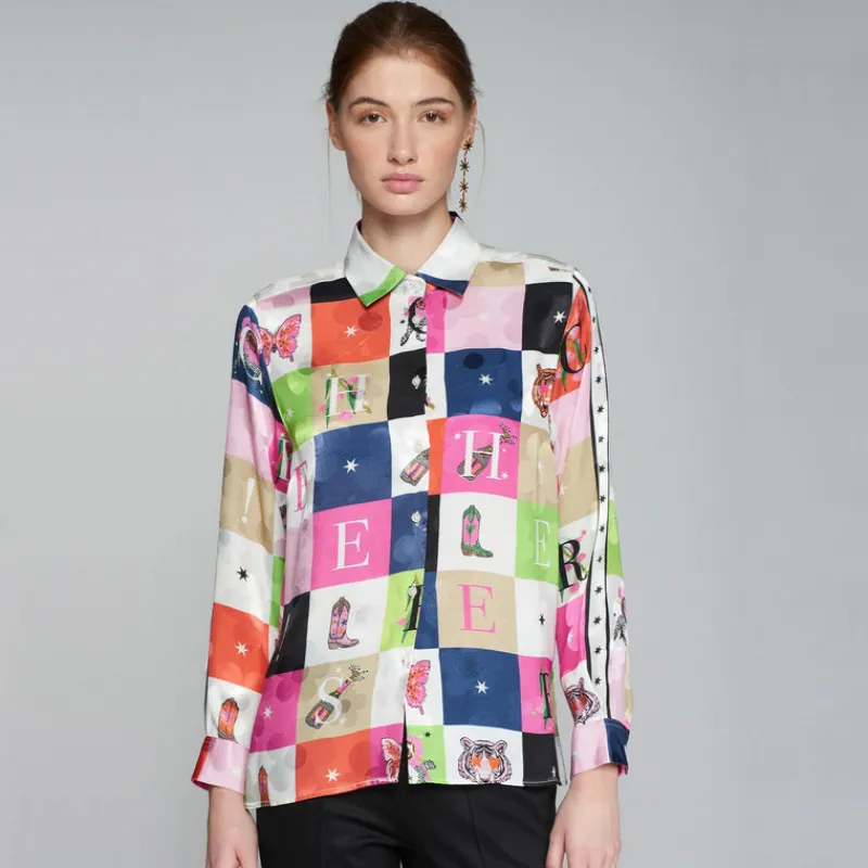 VILAGALLO Camisas Y Blusas*Camisa Estampada Cheers MULTICOLOR