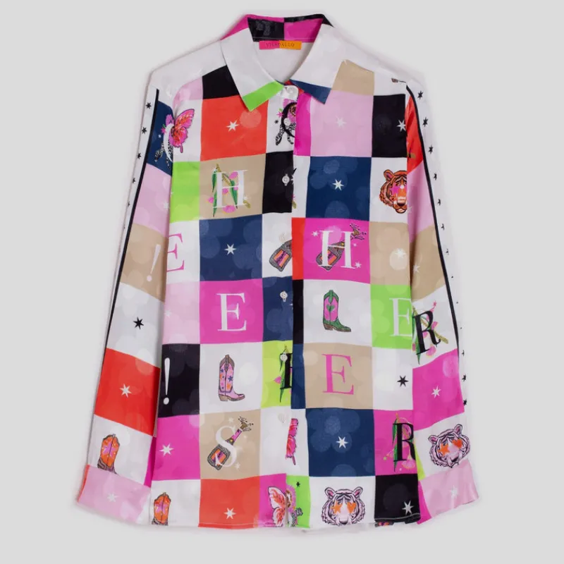 VILAGALLO Camisas Y Blusas*Camisa Estampada Cheers MULTICOLOR