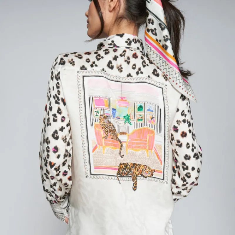 VILAGALLO Camisas Y Blusas*Camisa Leopardo Estampado TIGRE