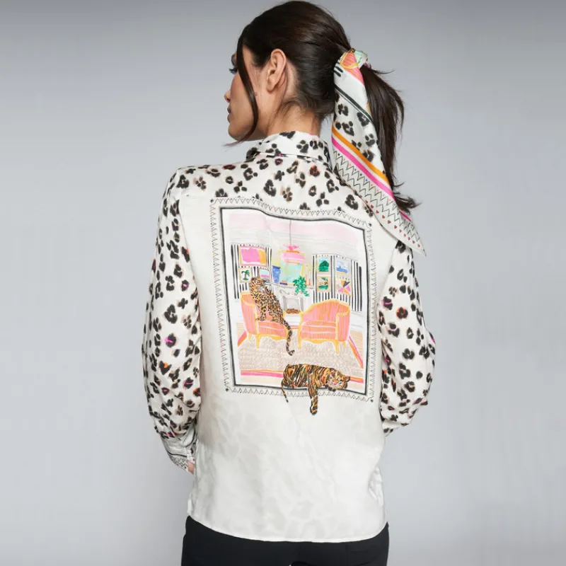 VILAGALLO Camisas Y Blusas*Camisa Leopardo Estampado TIGRE