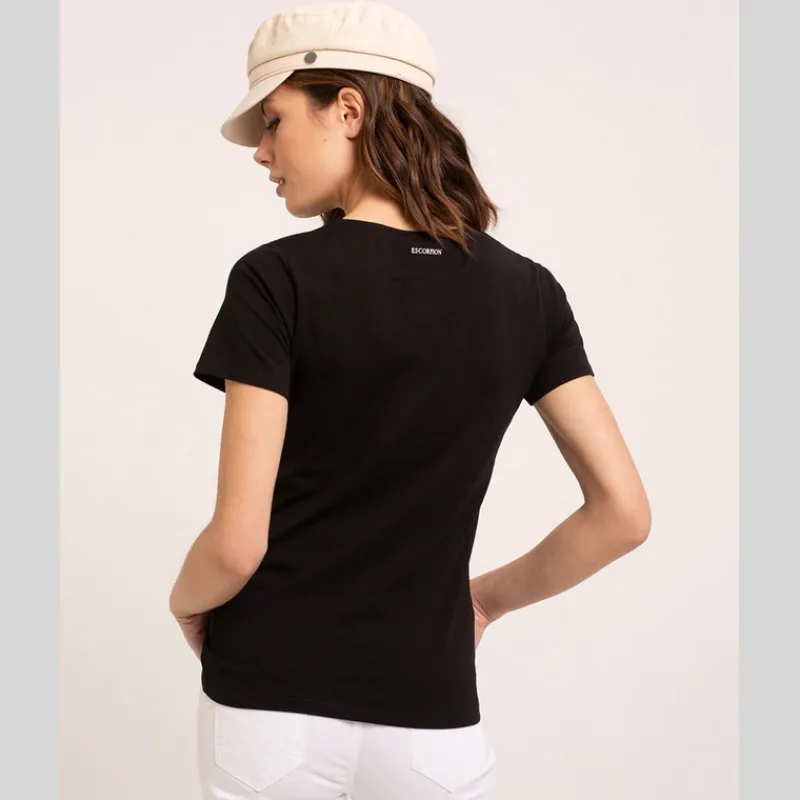 ESCORPION Camisetas*Camiseta Básica NEGRO