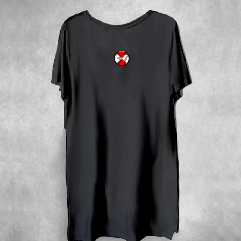 camiseta_larga_de_mujer_lasal_hope_negro_2.webp LA SAL Camisetas*Camiseta Larga de Mujer LaSAL Hope NEGRO