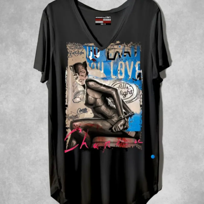 LA SAL Camisas Y Blusas*Camiseta Mujer LaSAL Prission GRIS OSCURO