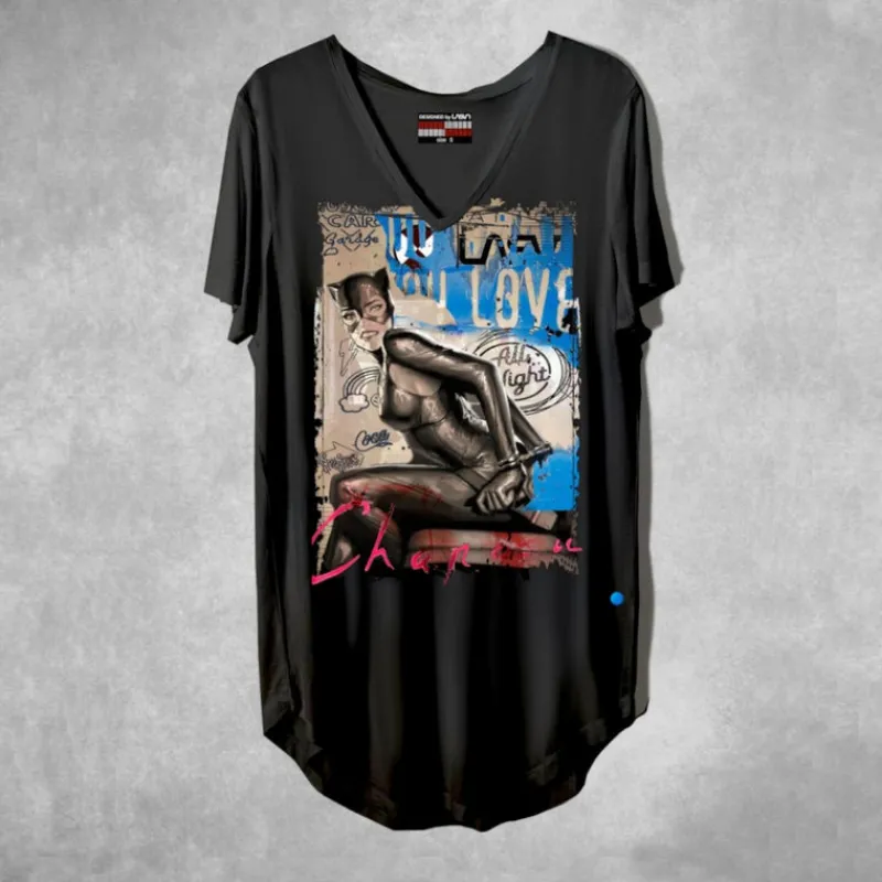 LA SAL Camisas Y Blusas*Camiseta Mujer LaSAL Prission GRIS OSCURO