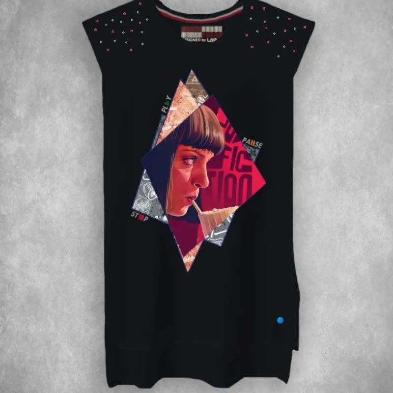 LA SAL Camisetas*Camiseta Mujer LaSAL Pull NEGRA