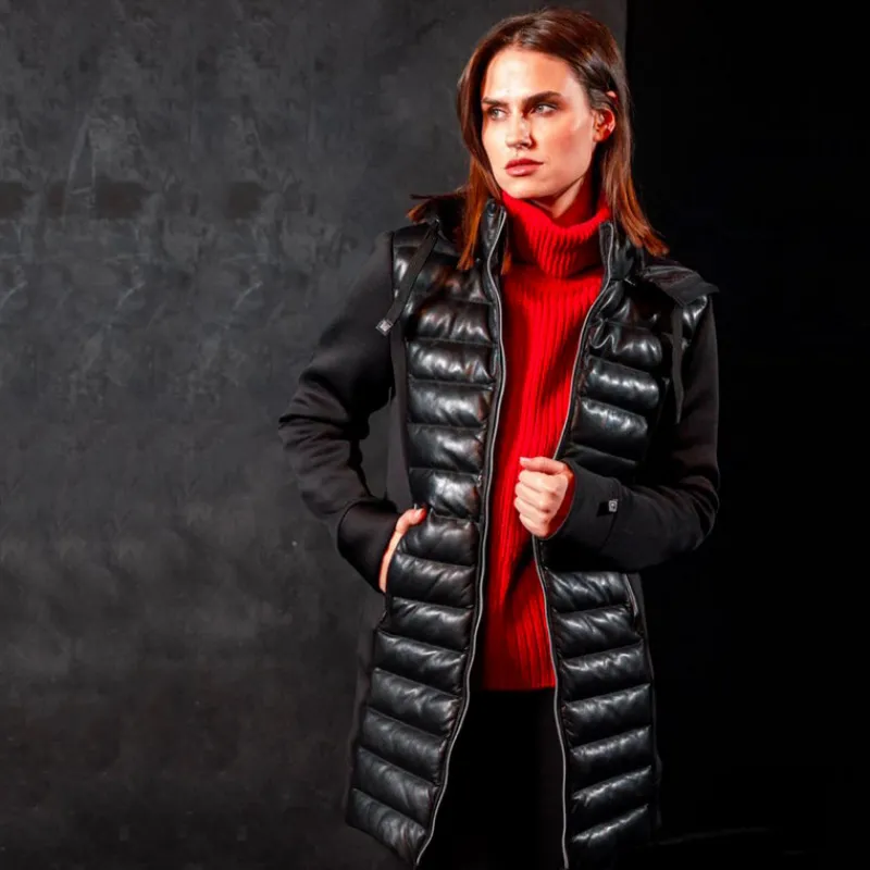 FREAKY NATION Abrigos Y Cazadoras*Chaquetón Piel Combi NEGRO