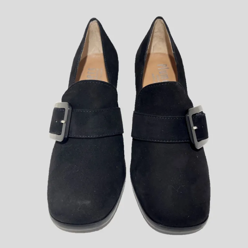 copete_tacn_plumers_hebilla_ante_negro_6.webp PLUMERS Zapatos*Copete Tacón Hebilla Ante NEGRO