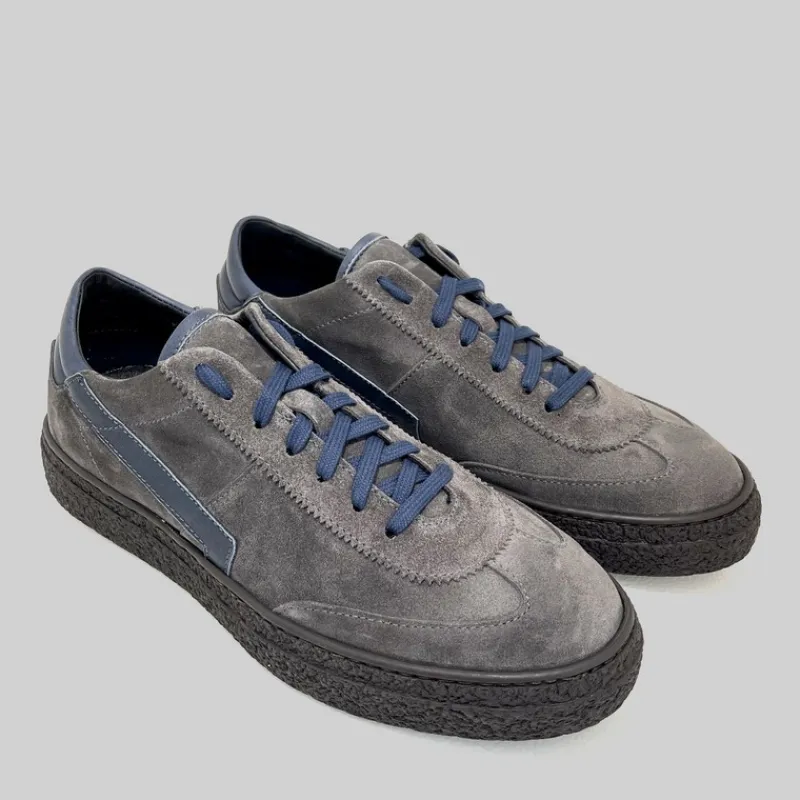 deportiva_hombre_london_reblu_ante_gris_plomo_4.webp REBLU' Deportivas*Deportiva Hombre London REBLU Ante GRIS PLOMO