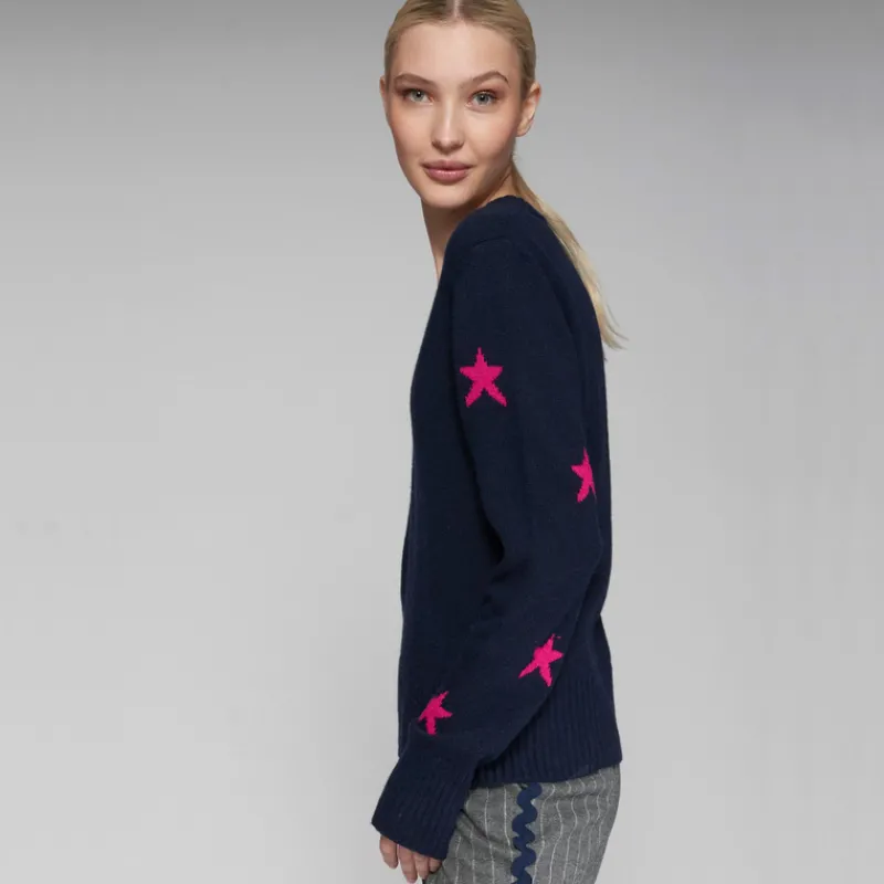 jersey_pico_vilagallo_estrellas_marino_2.webp VILAGALLO Jerseys*Jersey Pico Estrellas MARINO