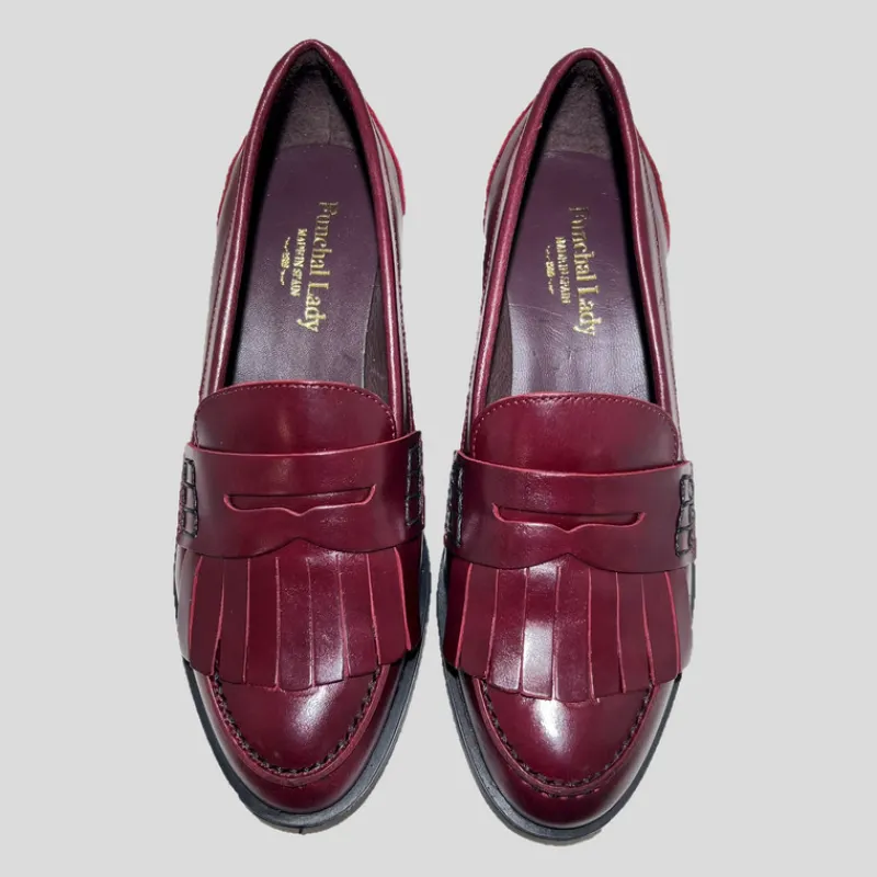 mocasn_flecos_funchal_lady_antic_burdeos_5.webp FUNCHAL LADY Mocasines*Mocasín Flecos Antic BURDEOS