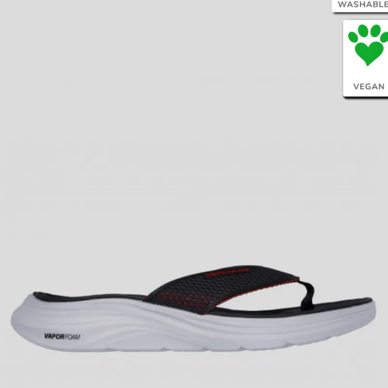 SKECHERS Sandalias*Hombre Vapor Foam-Sayto NEGRO/ROJO