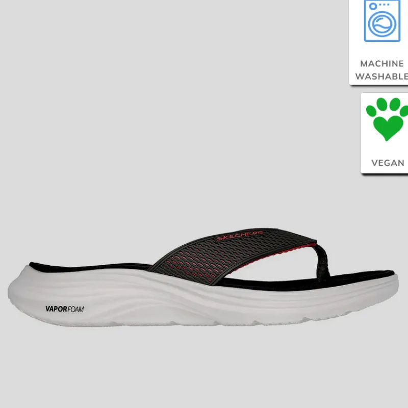 SKECHERS Sandalias*Hombre Vapor Foam-Sayto NEGRO/ROJO