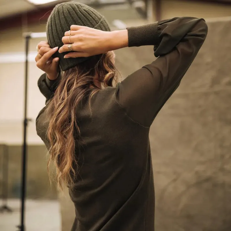 vestido_freeman_tporter_rosaland_khaki_12.webp FREEMAN T.PORTER Vestidos*Vestido Rosaland KHAKI