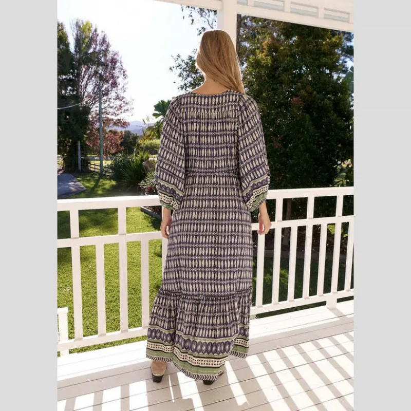 vestido_jaase_catalonia_estampado_azul_2.webp JAASE Vestidos*Vestido Catalonia Estampado AZUL