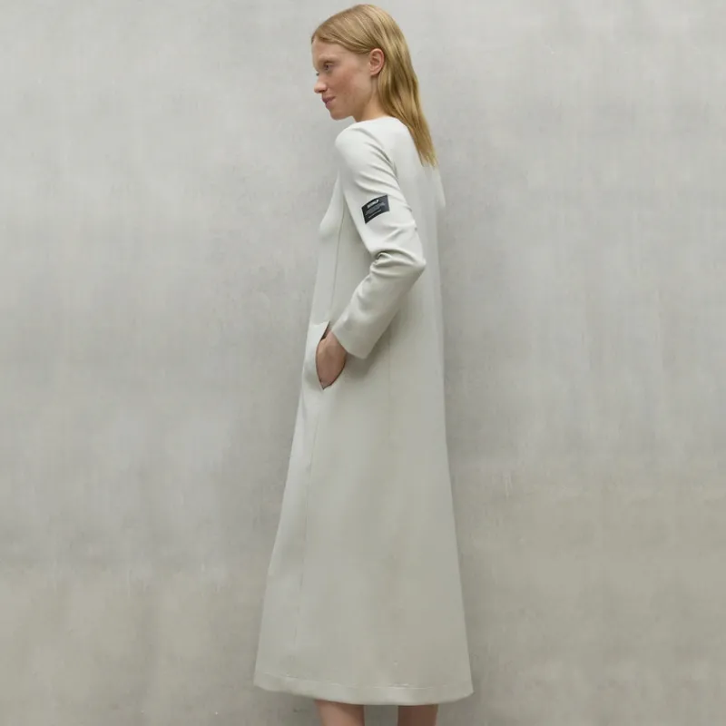 vestido_vegano_largo_ecoalf_cristal_beige_2.webp ECOALF Vestidos*Vestido Vegano Largo Cristal BEIGE