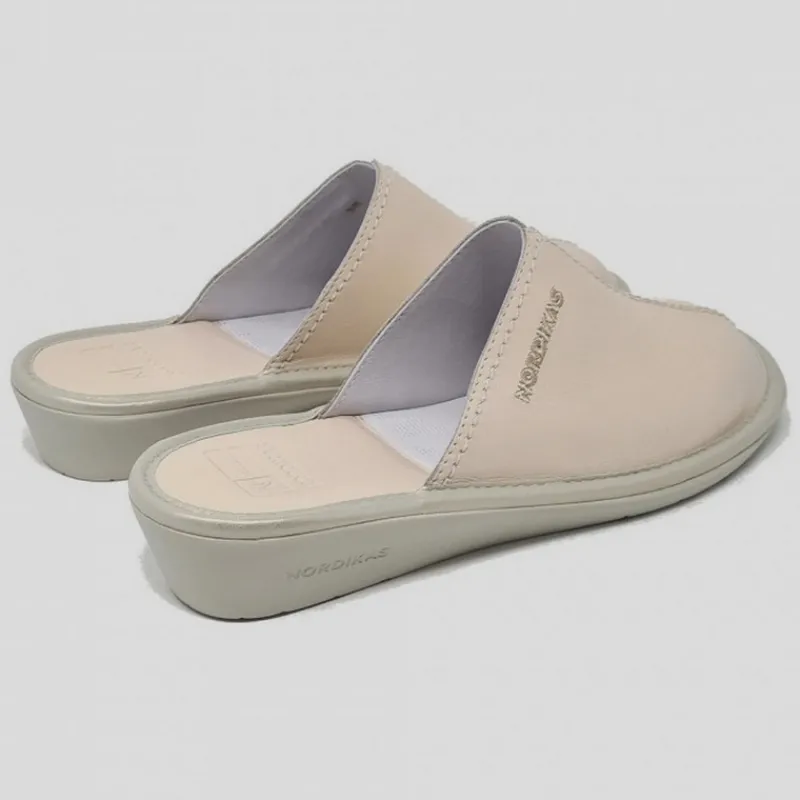 zapatilla_chinela_mujer_nordikas_piel_beige_3.webp NORDIKAS Zapatillas De Casa*Zapatilla Chinela Mujer Piel BEIGE