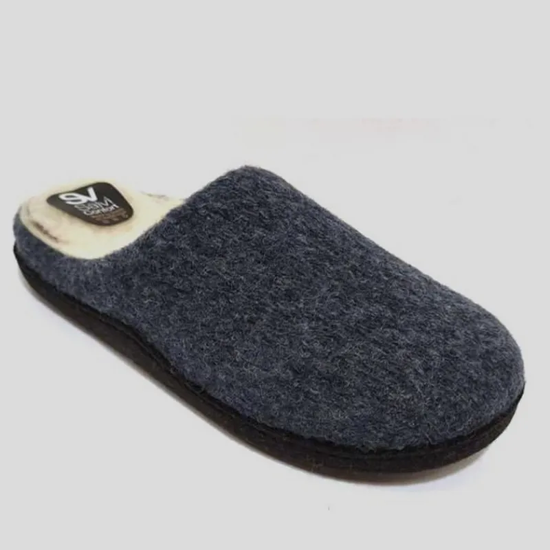zapatilla_hombre_biagio_pura_lana_virgen_marino_2.webp SV ZAPATILLAS Zapatillas De Casa*Zapatilla Hombre BIAGIO Pura Lana Virgen MARINO