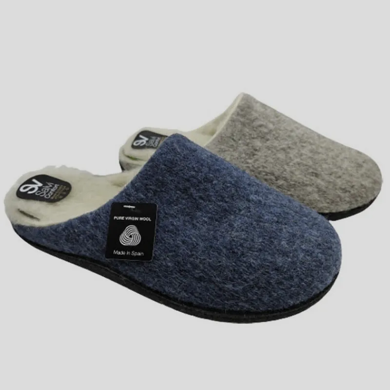 zapatilla_hombre_biagio_pura_lana_virgen_marino_5.webp SV ZAPATILLAS Zapatillas De Casa*Zapatilla Hombre BIAGIO Pura Lana Virgen MARINO
