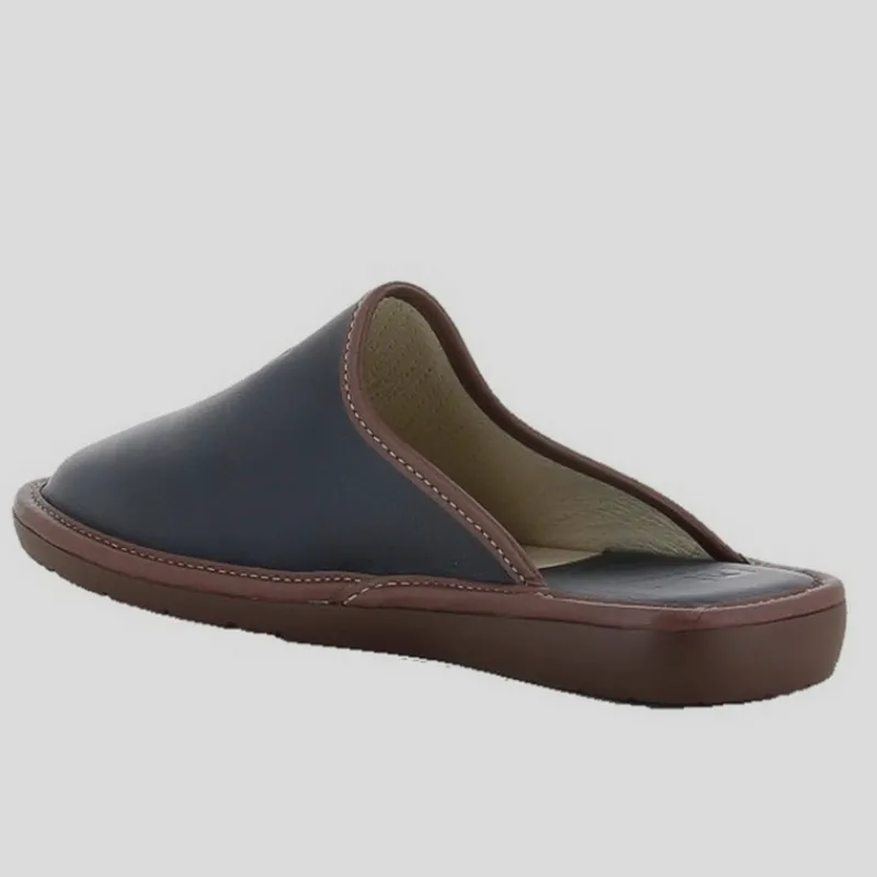 zapatilla_hombre_nordikas_abierta_piel_marino_4.webp NORDIKAS Zapatillas De Casa*Zapatilla Hombre Abierta Piel MARINO