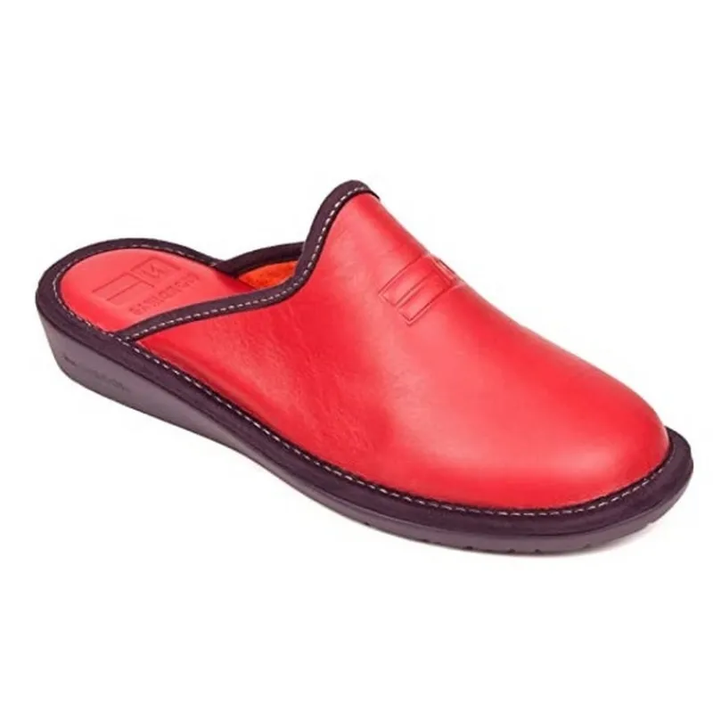 zapatilla_nordikas_abierta_piel_rojo_2.webp NORDIKAS Zapatillas De Casa*Zapatilla Abierta Piel ROJO