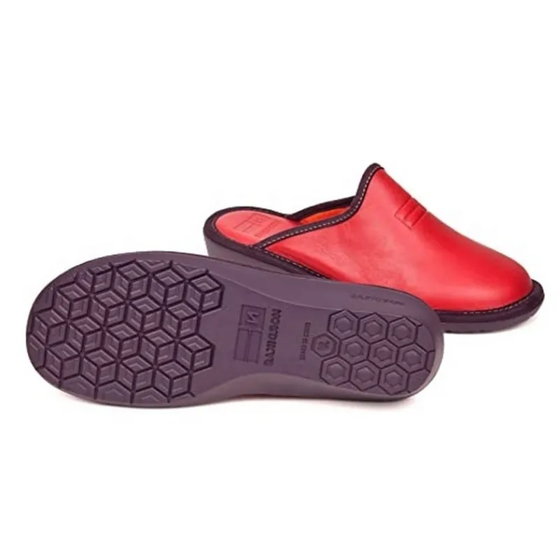 zapatilla_nordikas_abierta_piel_rojo_3.webp NORDIKAS Zapatillas De Casa*Zapatilla Abierta Piel ROJO