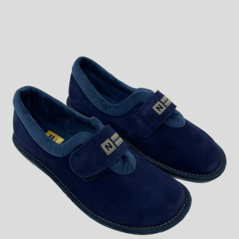 NORDIKAS Zapatillas De Casa*Zapatilla Velcro Ante INDICO