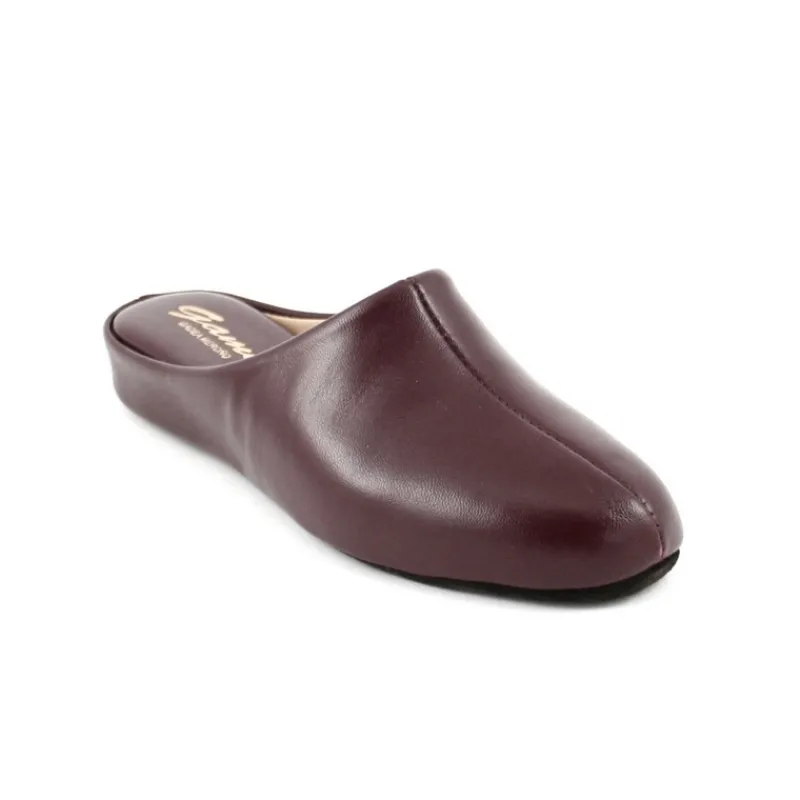 GAME Zapatillas De Casa*Zapatillas 700 Chinela Piel BURDEOS